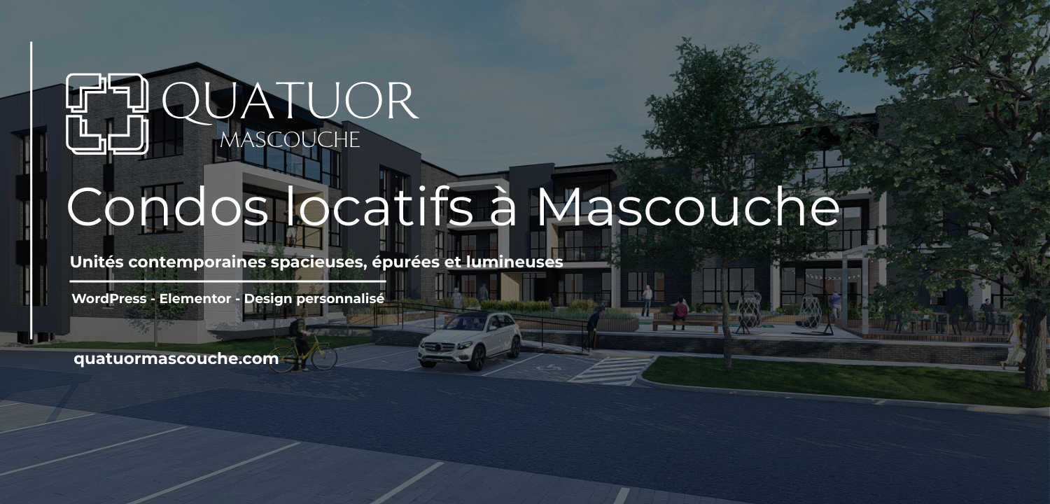 quatuor mascouche condo